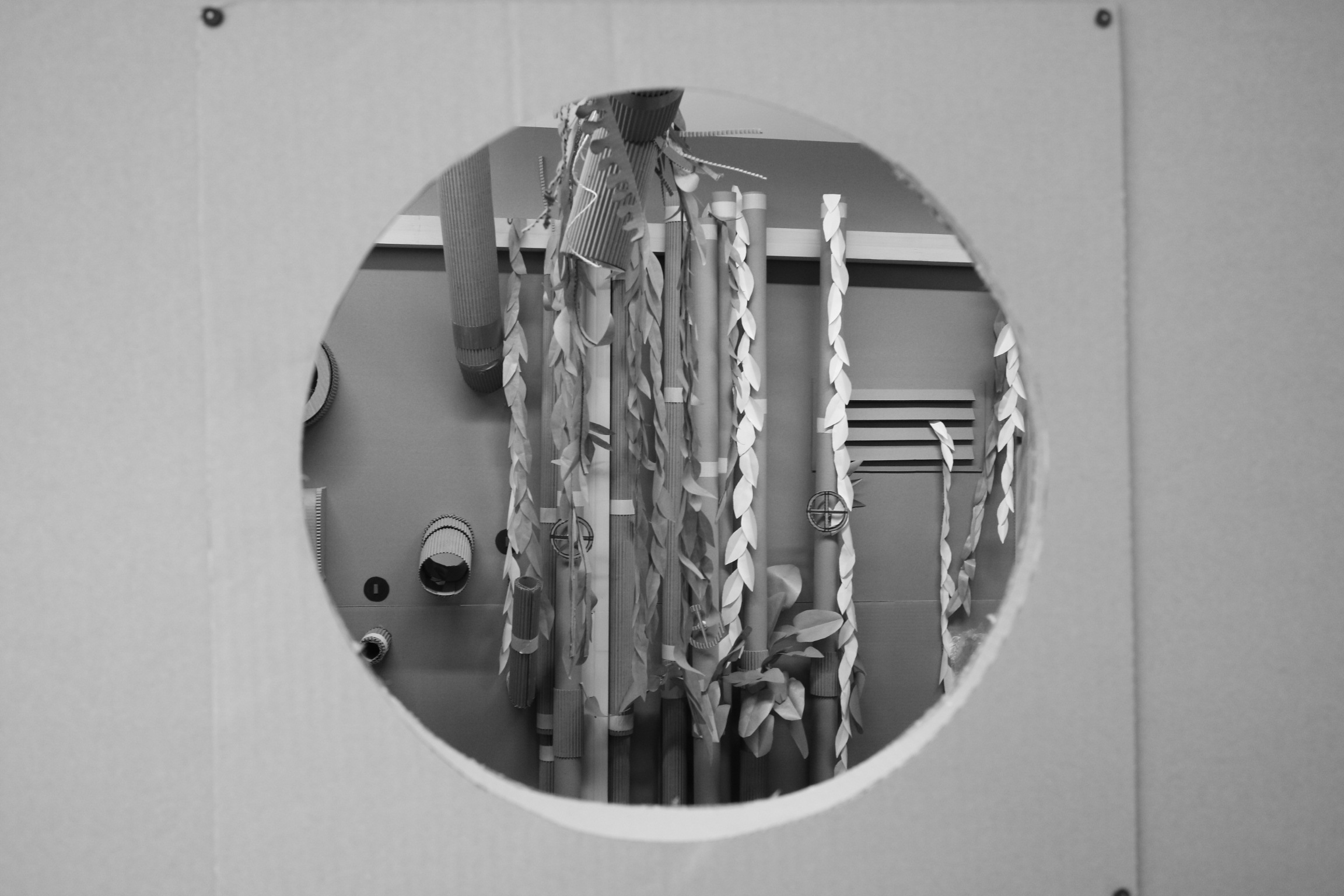 Detail set, seen through a porthole
